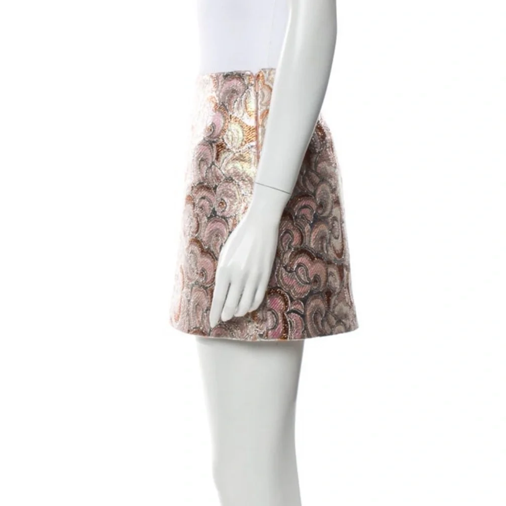 Miu Miu printed mini skirt